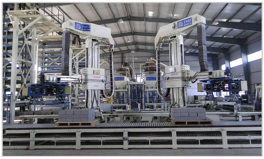 銀馬全自動建筑垃圾制磚機(jī)生產(chǎn)線