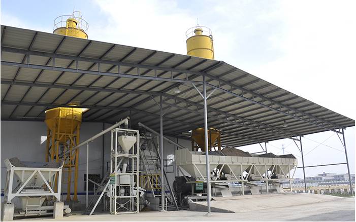 全自動(dòng)路沿石磚機(jī)配料系統(tǒng) 全自動(dòng)路沿石磚機(jī)配料系統(tǒng)