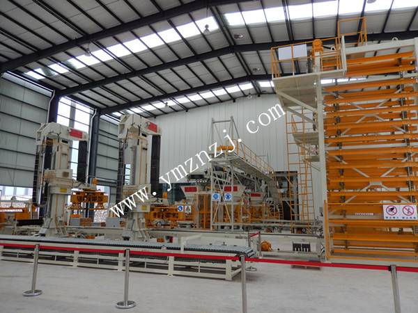 銀馬免燒磚機生產(chǎn)線圖片