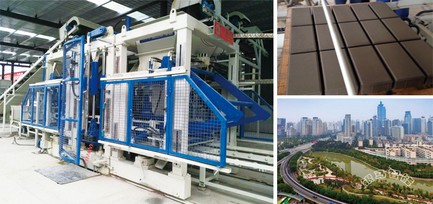 全自動(dòng)免燒磚機(jī)生產(chǎn)線(xiàn)