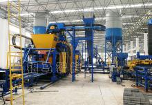 煤矸石免燒磚制磚機生產(chǎn)線中全自動碼垛機的幾大優(yōu)勢！